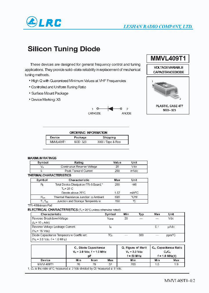 MMVL409T1_1120943.PDF Datasheet