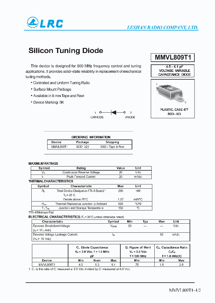 MMVL809T1_1120941.PDF Datasheet