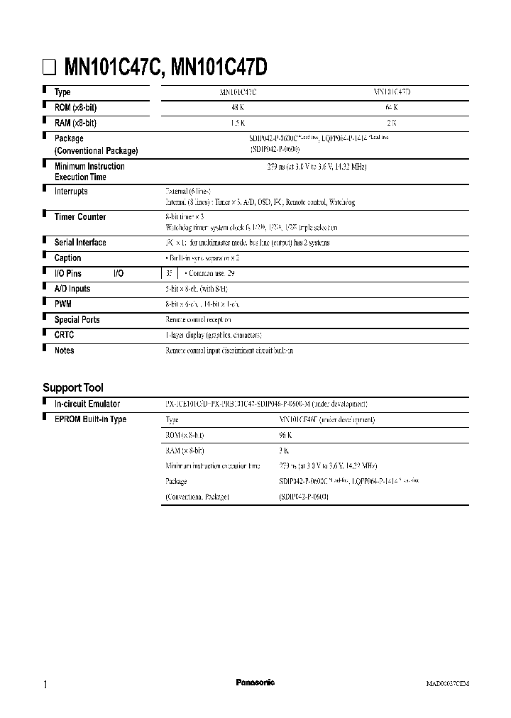 MN101C47_1149979.PDF Datasheet