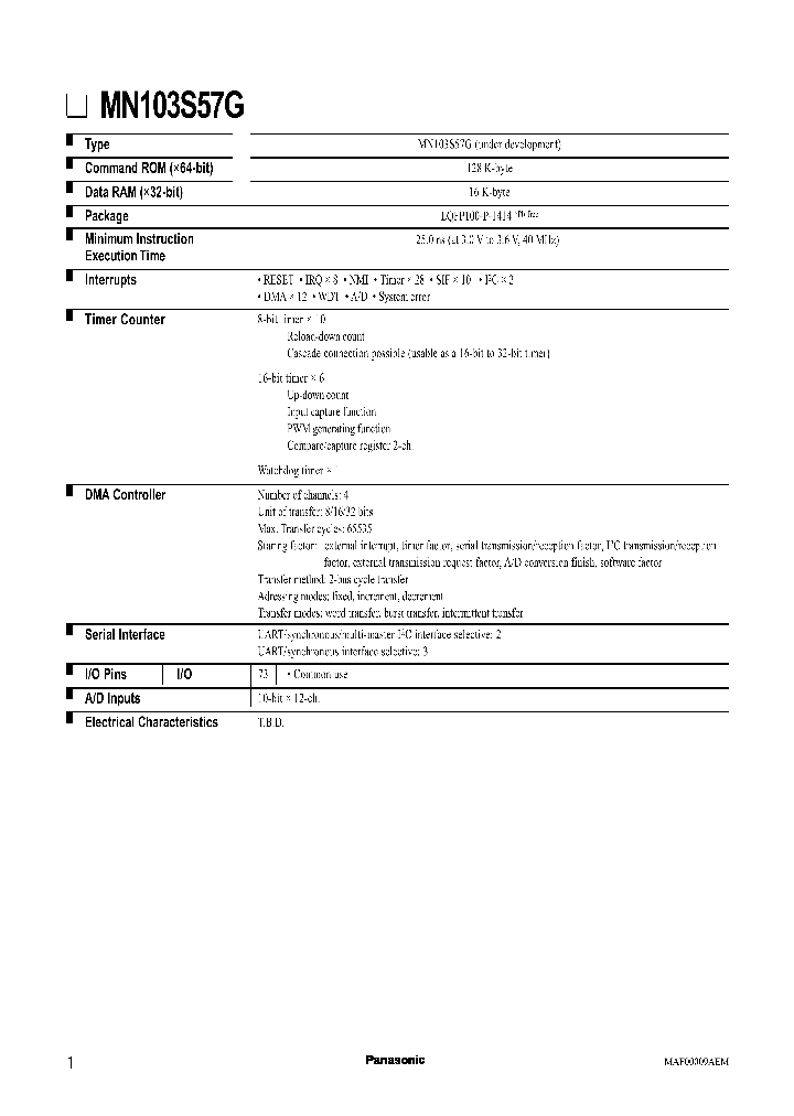 MN103S57G_1281974.PDF Datasheet