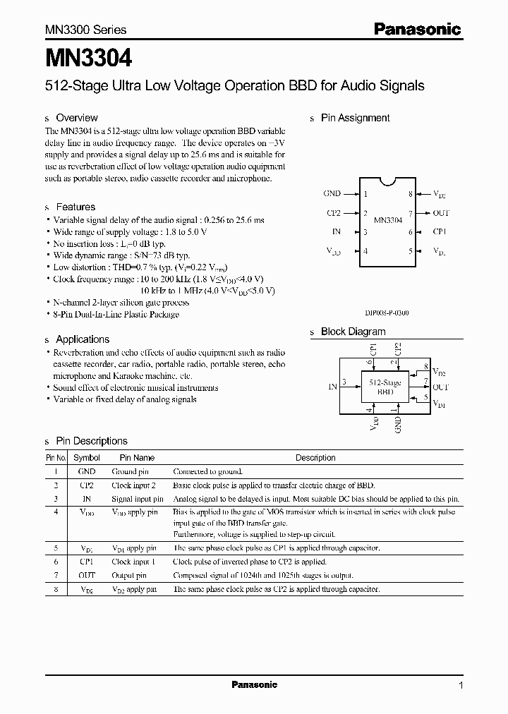 MN3304_1282002.PDF Datasheet