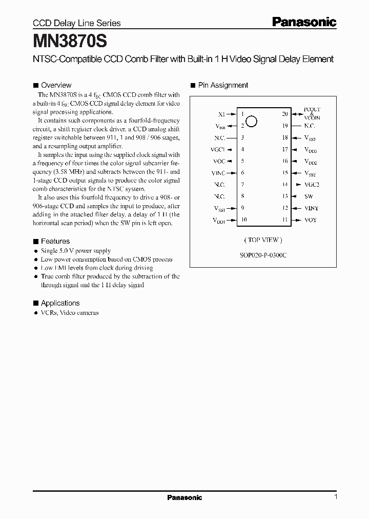 MN3870S_1282009.PDF Datasheet