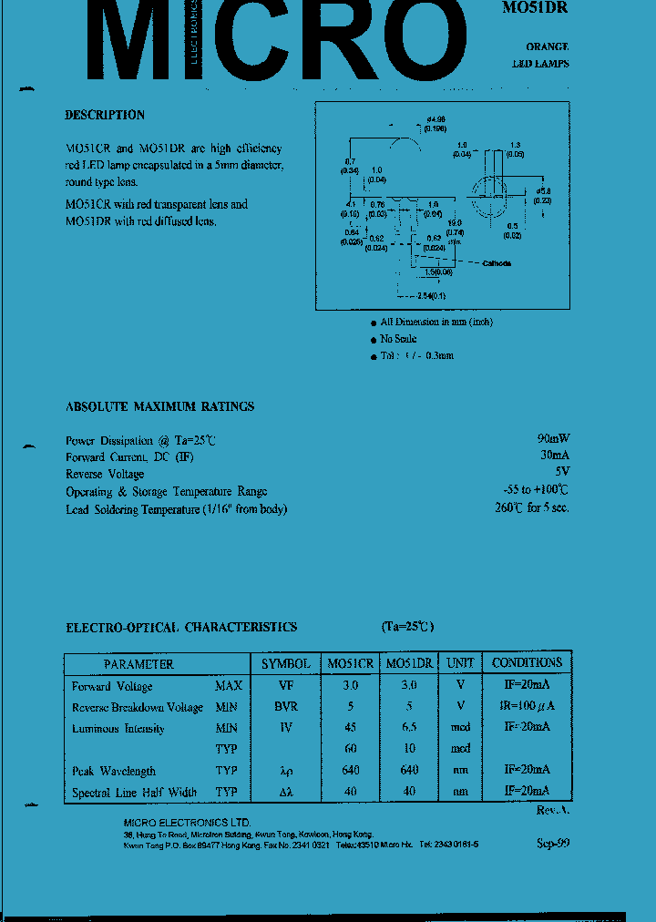 MO51DR_1282094.PDF Datasheet