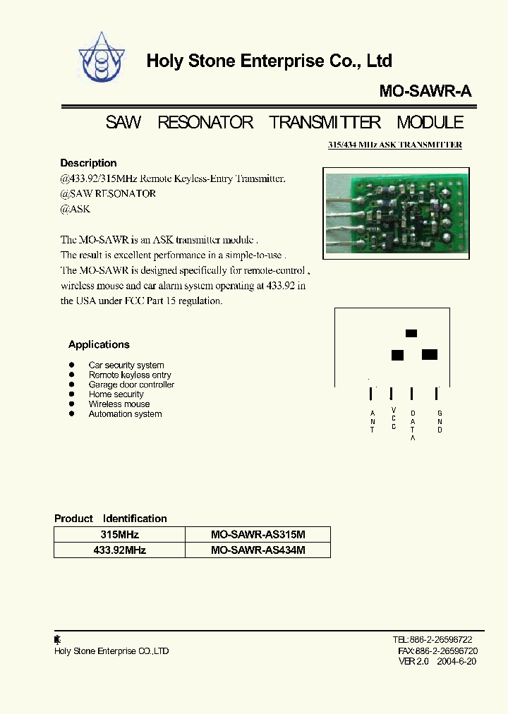 MO-SAWR-A_1099793.PDF Datasheet
