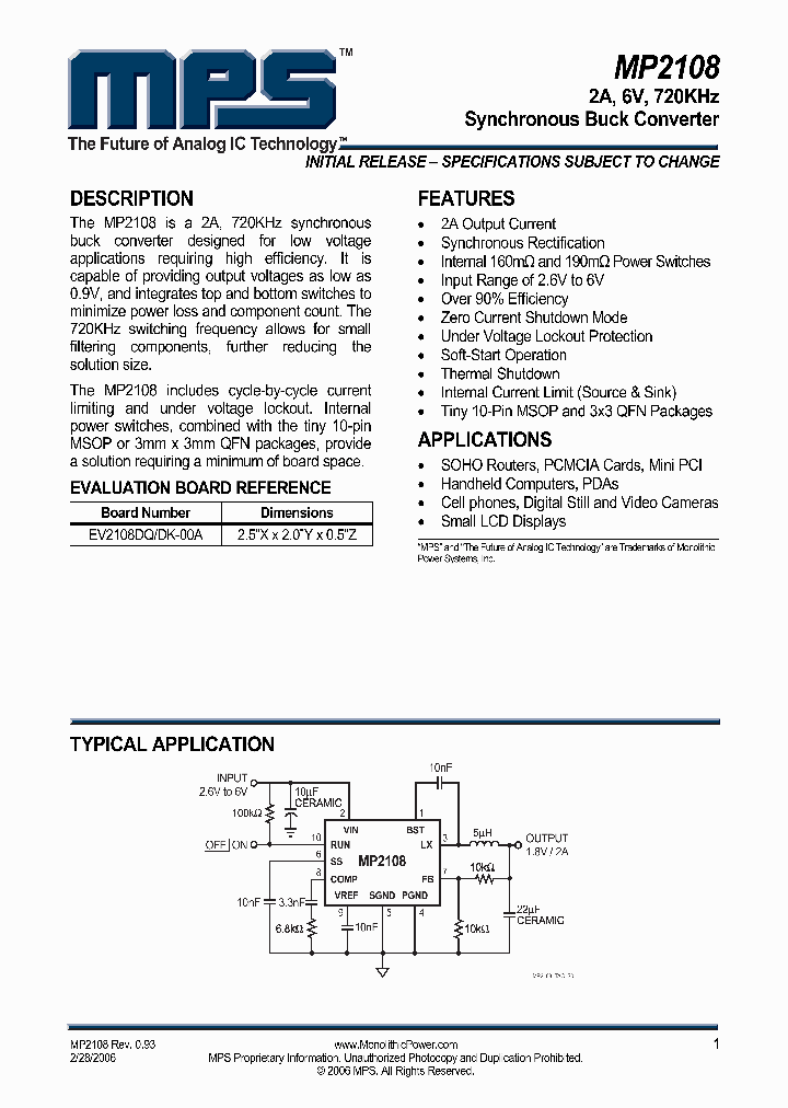 MP2108DQ_1282327.PDF Datasheet