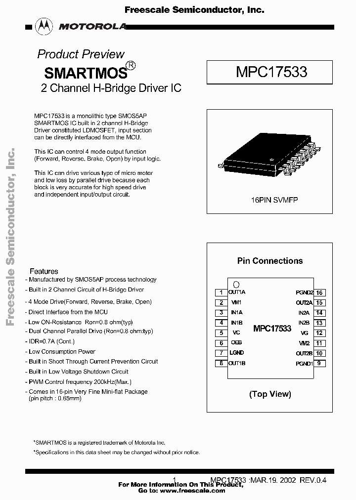 MPC17533_1282531.PDF Datasheet