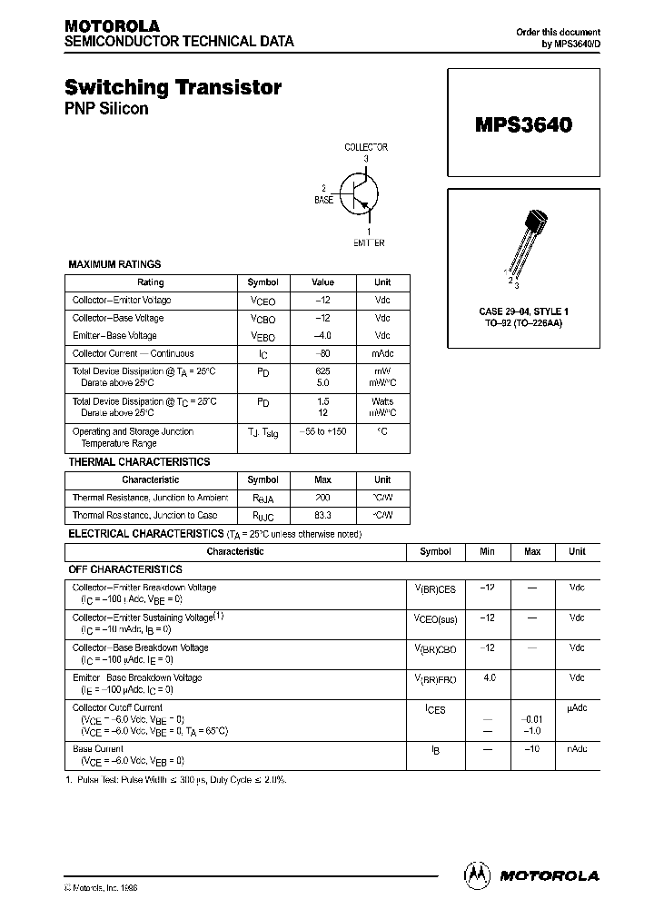 MPS3640_1038274.PDF Datasheet