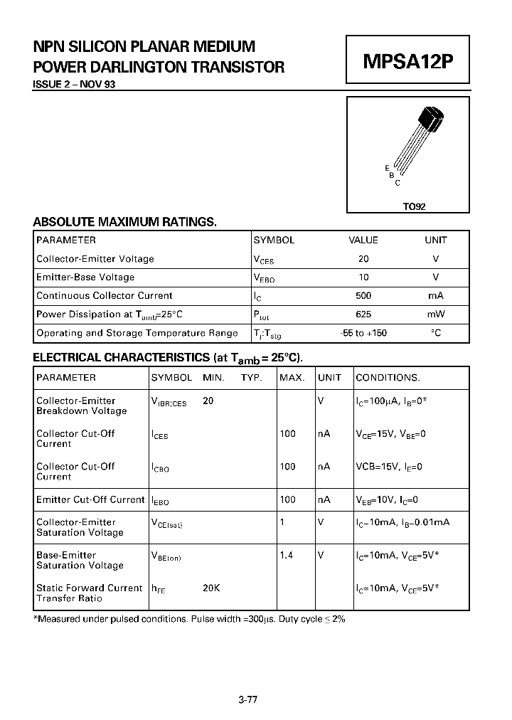 MPSA12P_1282771.PDF Datasheet