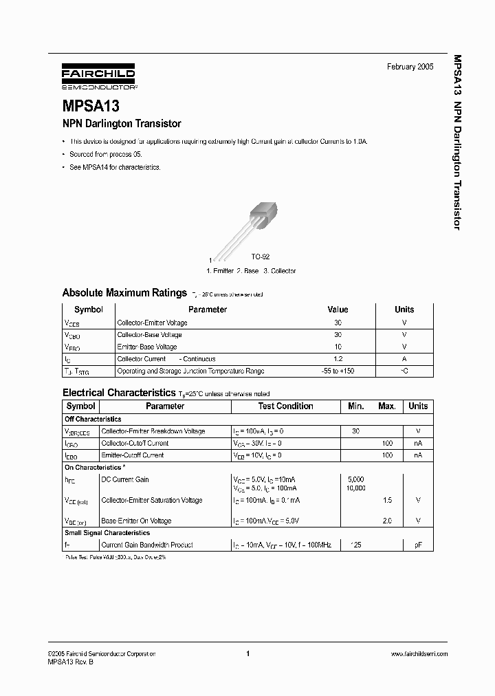 MPSA1305_1282772.PDF Datasheet