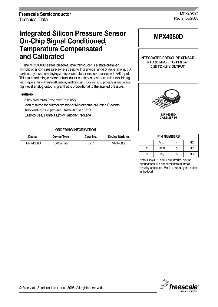 MPX4080D_1282926.PDF Datasheet