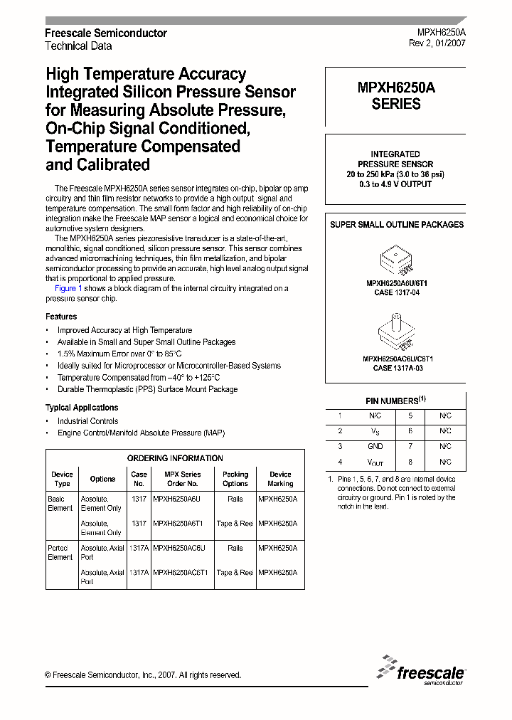 MPXH6250AC6U_1282961.PDF Datasheet