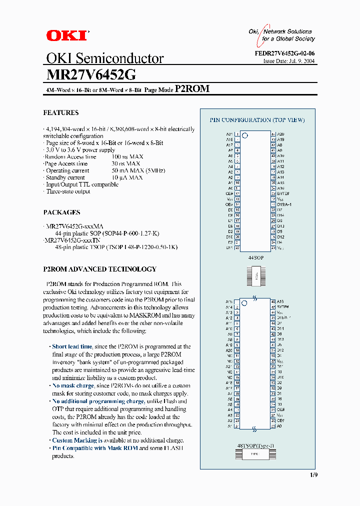 MR27V6452G-XXXTN_1283300.PDF Datasheet