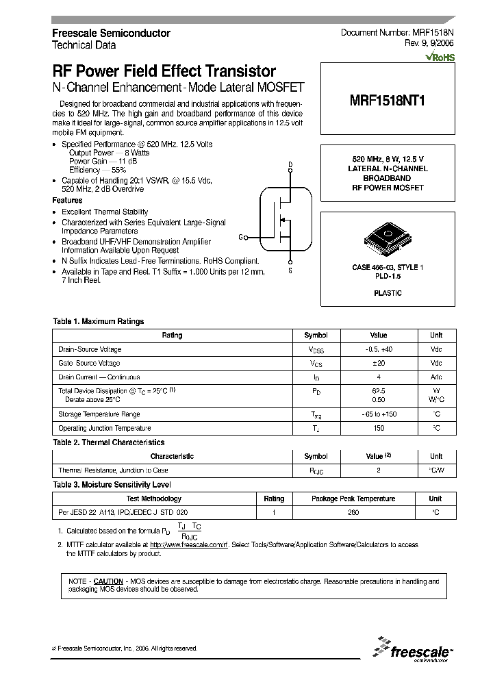 MRF1518NT106_1283438.PDF Datasheet