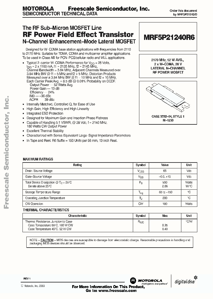 MRF5P21240R6_1283586.PDF Datasheet