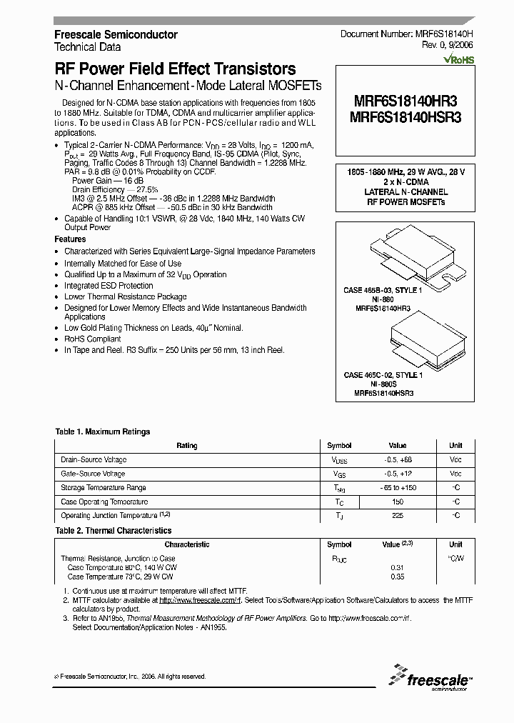 MRF6S18140HSR3_1283624.PDF Datasheet