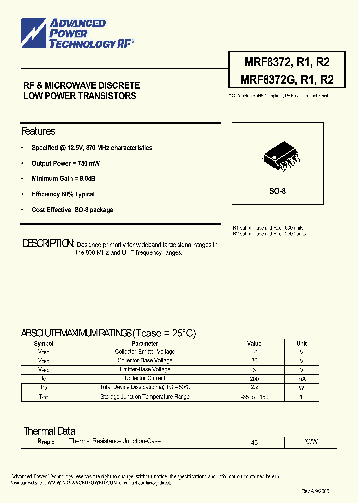 MRF8372_1067121.PDF Datasheet