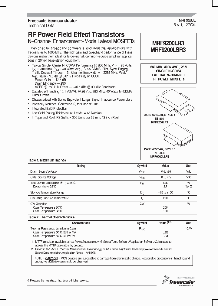 MRF9200LSR3_1283690.PDF Datasheet