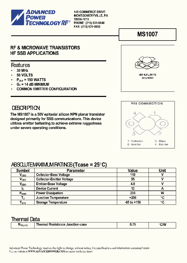 MS1007_1283746.PDF Datasheet