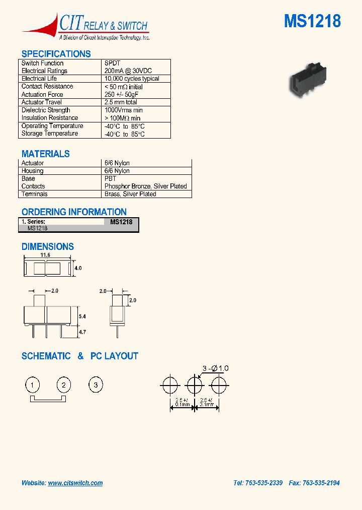 MS1218_1283764.PDF Datasheet