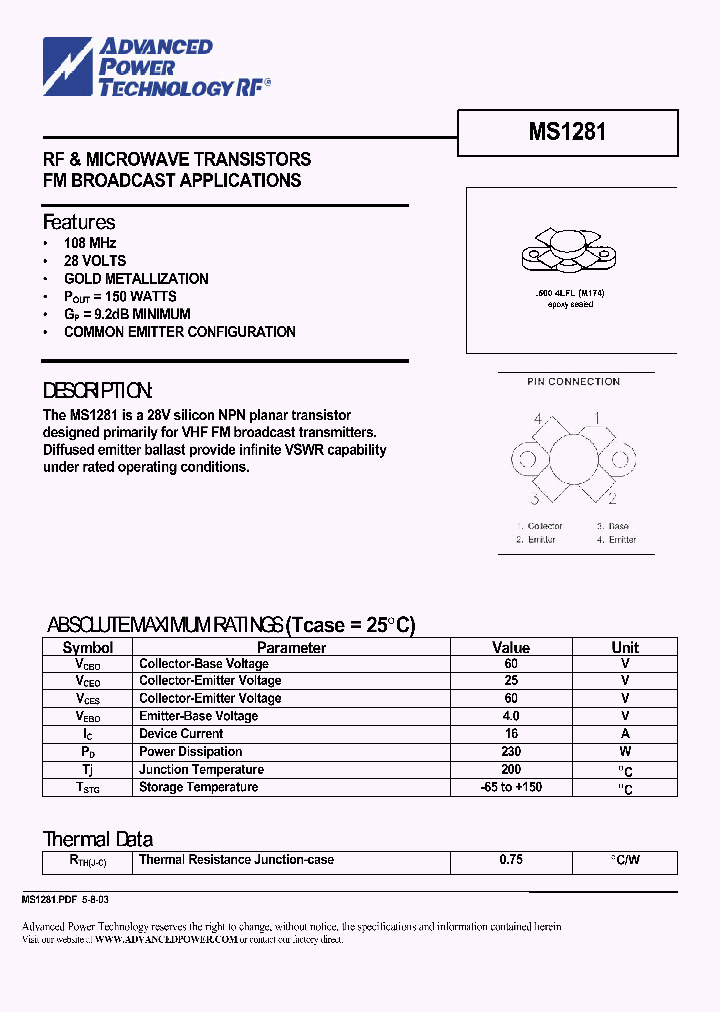 MS-1281_1283774.PDF Datasheet