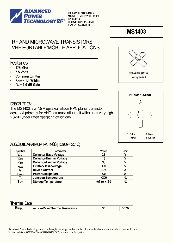 MS1403_1167798.PDF Datasheet