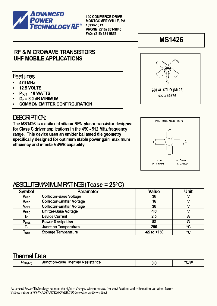 MS1426_1283783.PDF Datasheet