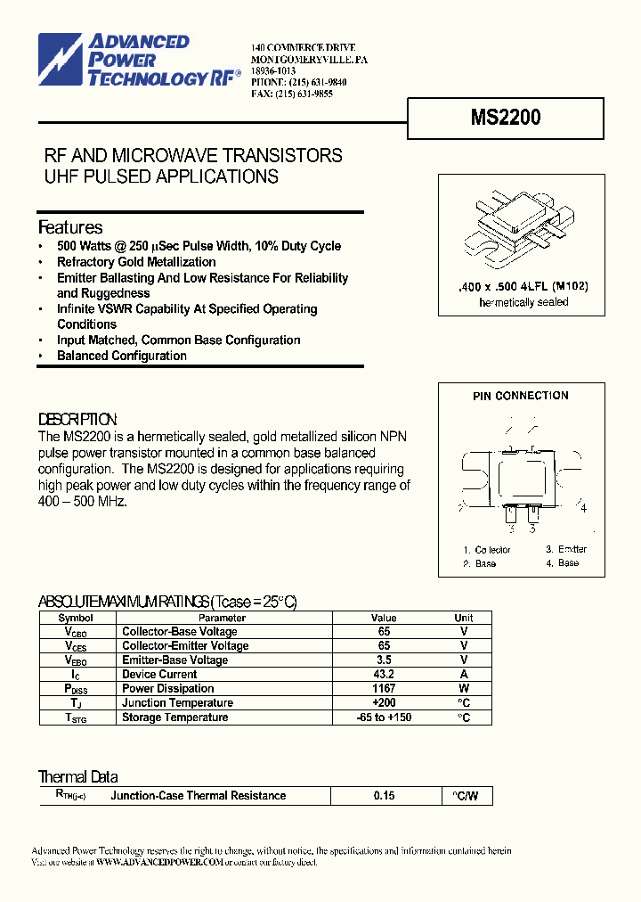 MS2200_1098422.PDF Datasheet