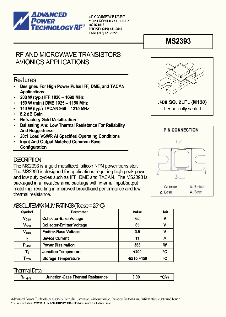 MS2393_1283832.PDF Datasheet