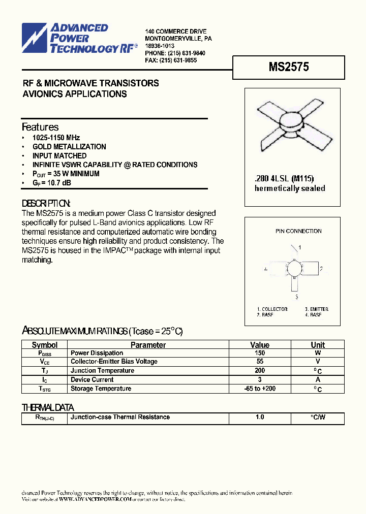 MS2575_1283842.PDF Datasheet