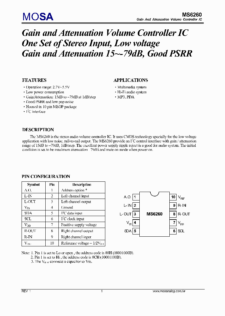 MS6260MGTR_1166672.PDF Datasheet