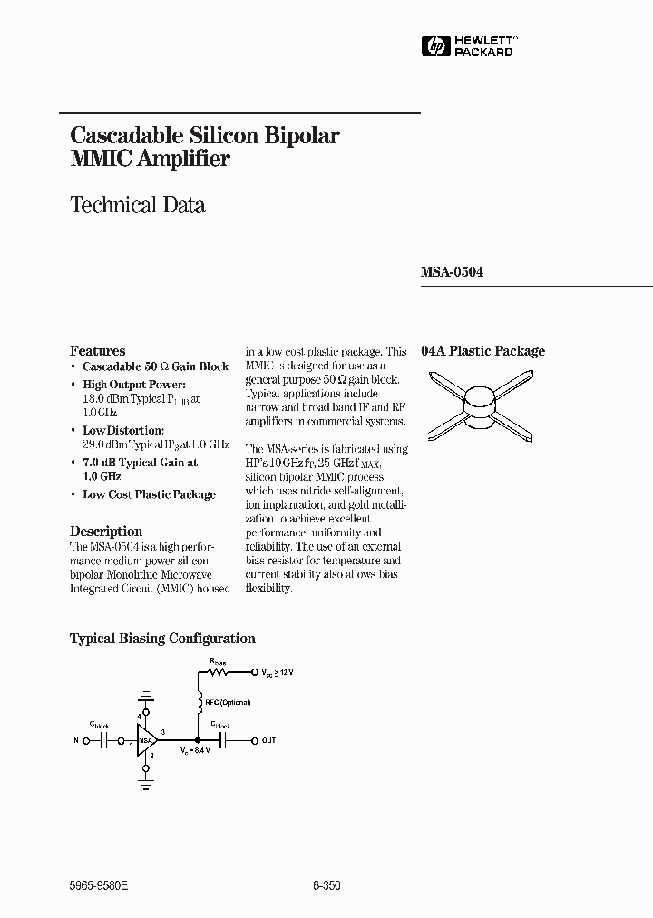 MSA-0504_1283966.PDF Datasheet