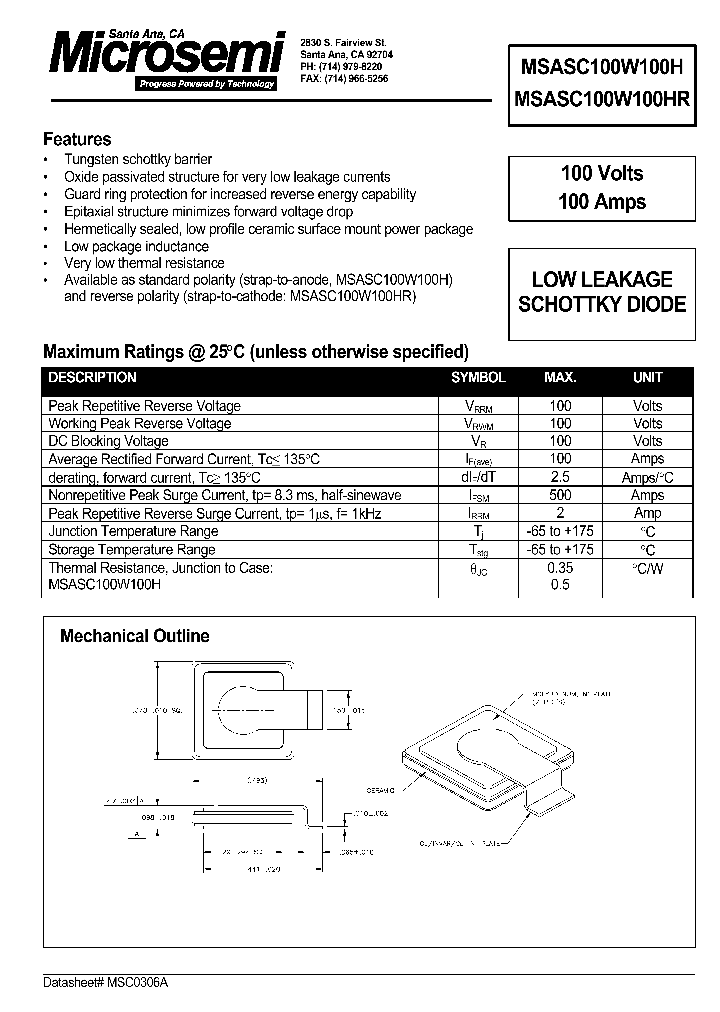MSASC100W100HR_1284041.PDF Datasheet