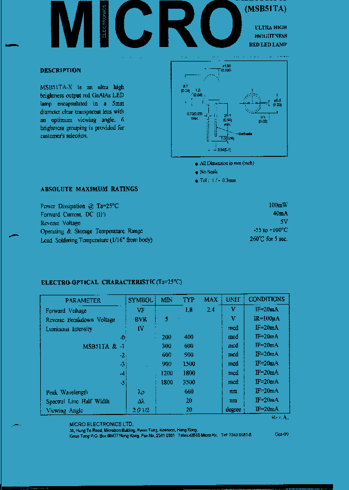 MSB51TA-5_1284091.PDF Datasheet