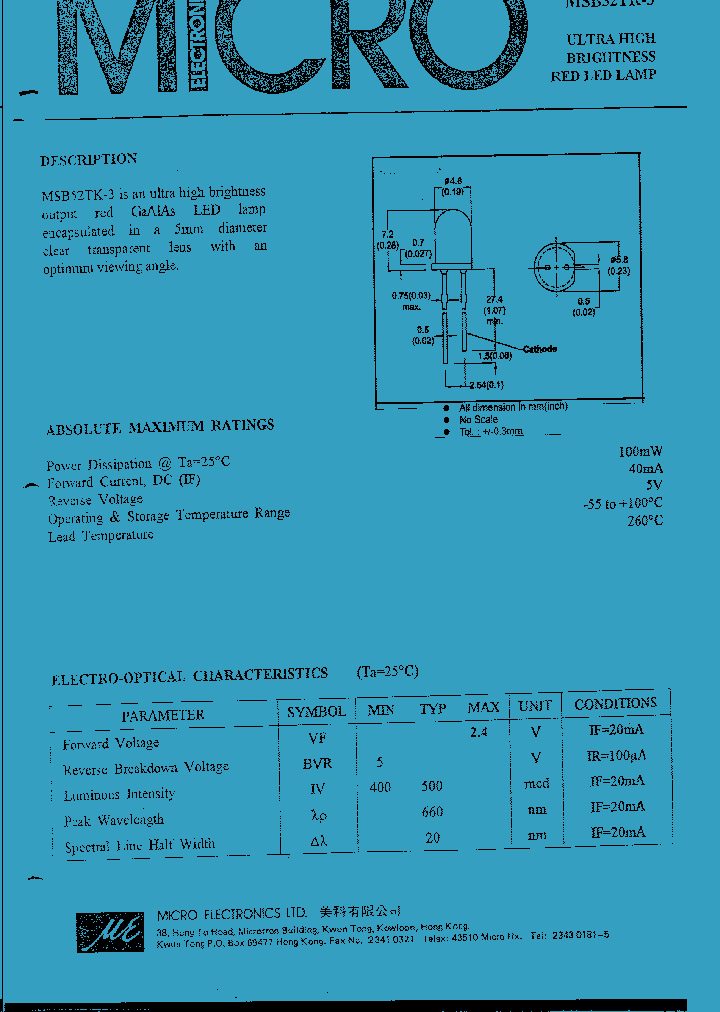MSB52TK-3_1284097.PDF Datasheet