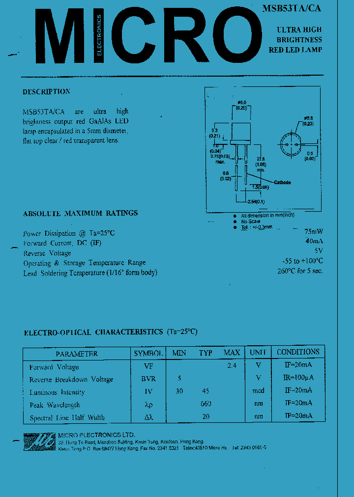 MSB53TA-CA_1284100.PDF Datasheet