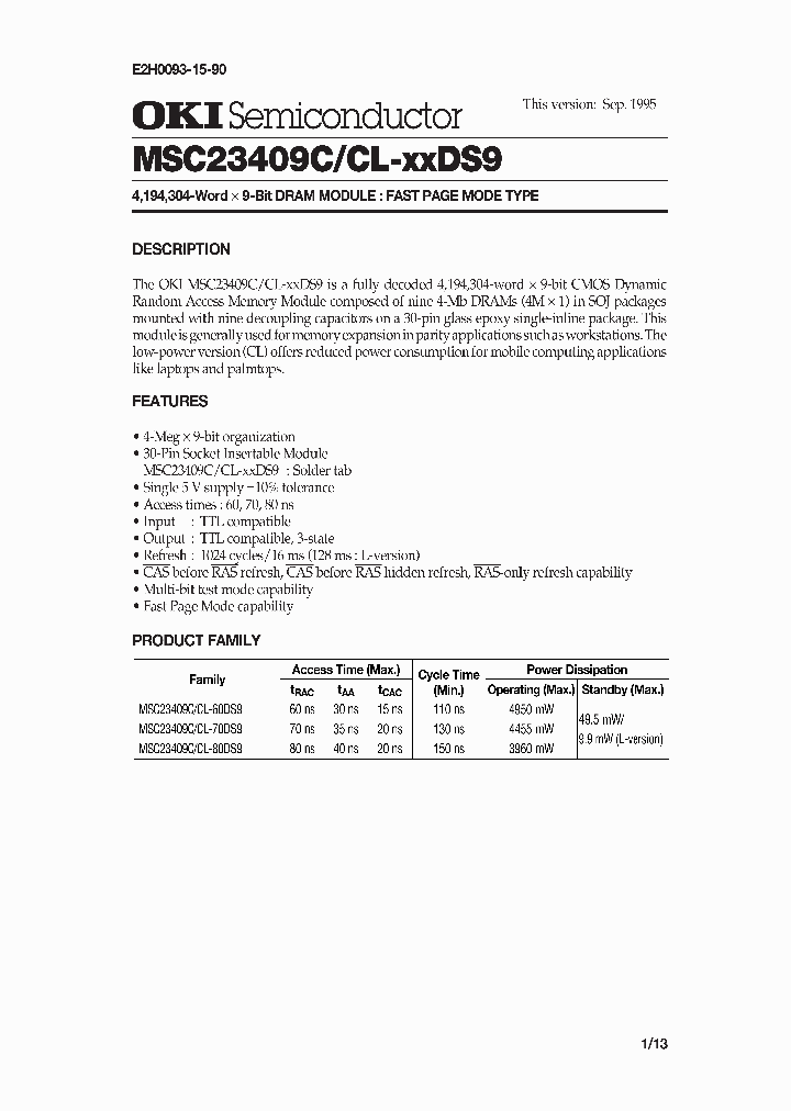 MSC23409CL-XXDS9_1284179.PDF Datasheet