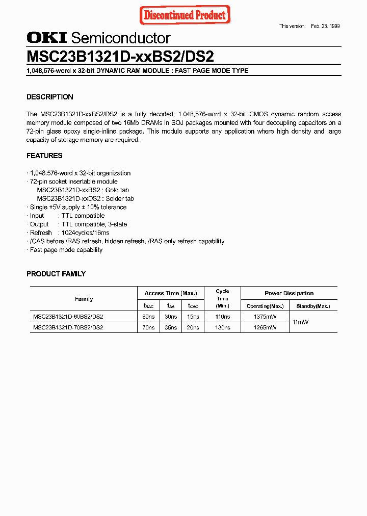 MSC23B1321D-70DS2_1284206.PDF Datasheet