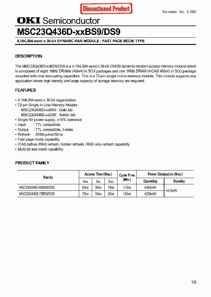 MSC23Q436D-XXDS9_1284219.PDF Datasheet