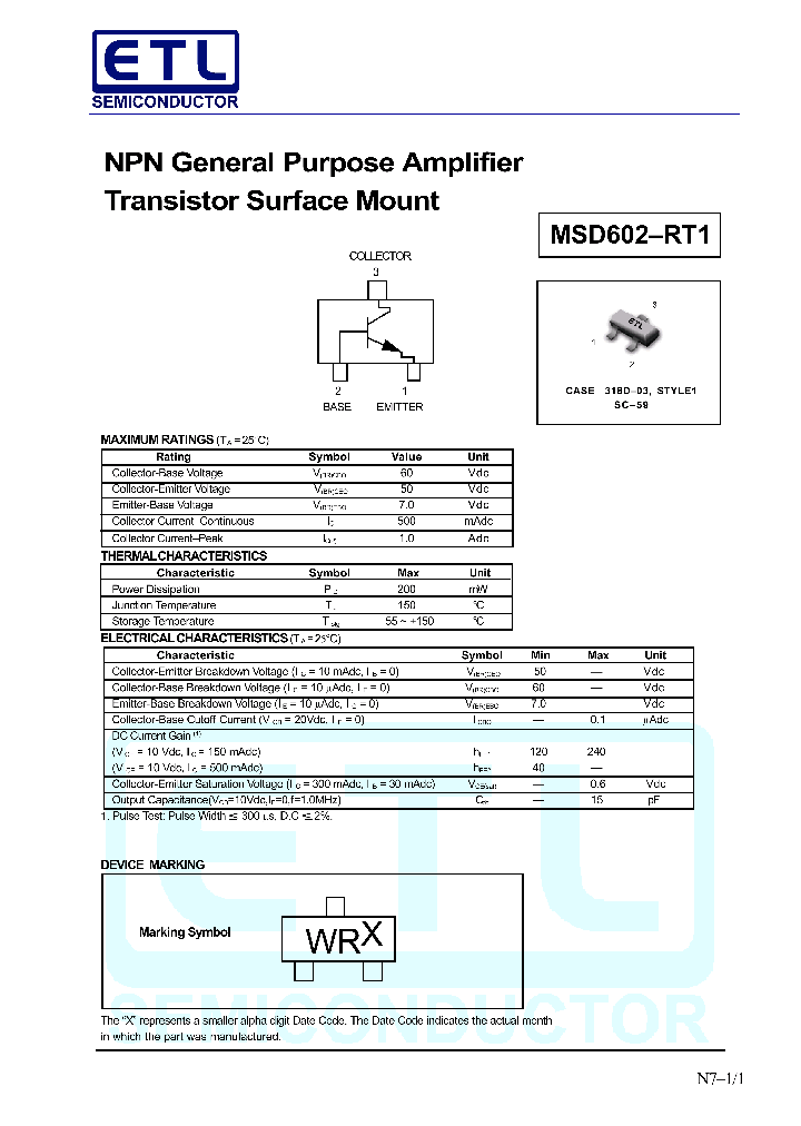 MSD602-RT1_1160827.PDF Datasheet