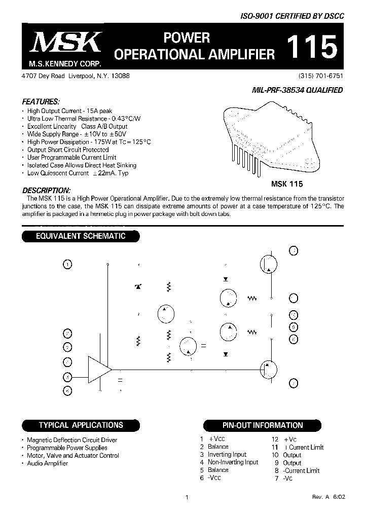 MSK115E_1284344.PDF Datasheet