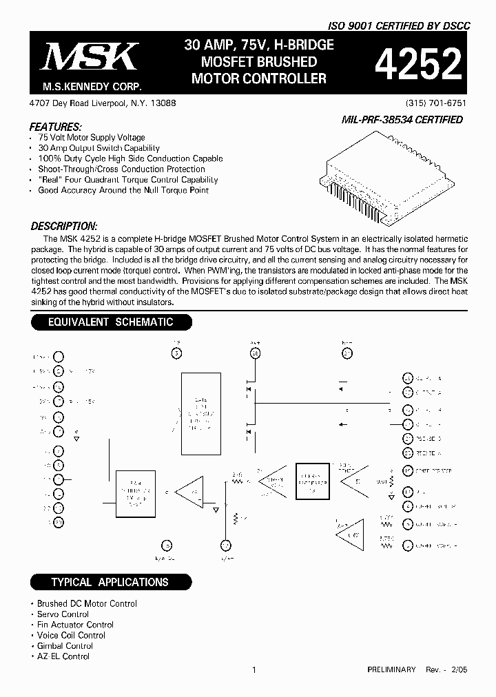 MSK4252H_1284390.PDF Datasheet