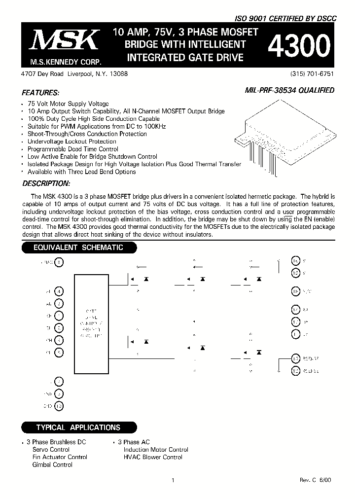 MSK4300U_1284392.PDF Datasheet