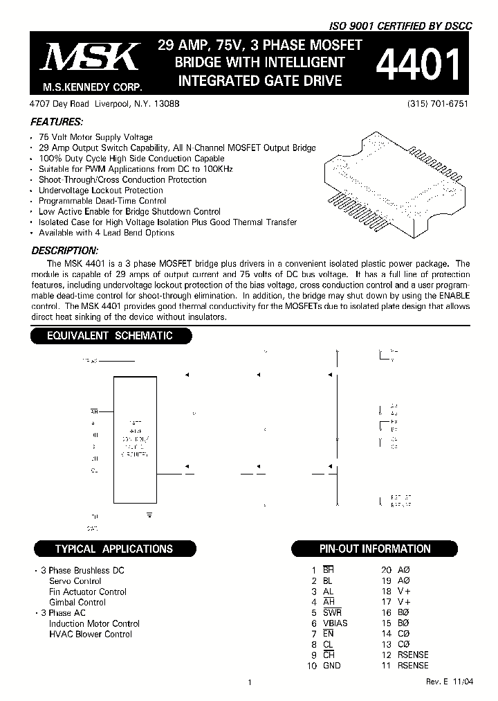 MSK4401U_1284410.PDF Datasheet