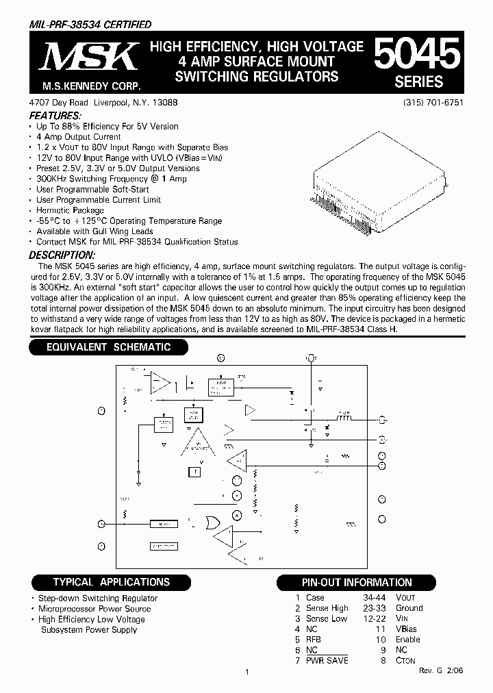 MSK5045-50HG_1284436.PDF Datasheet