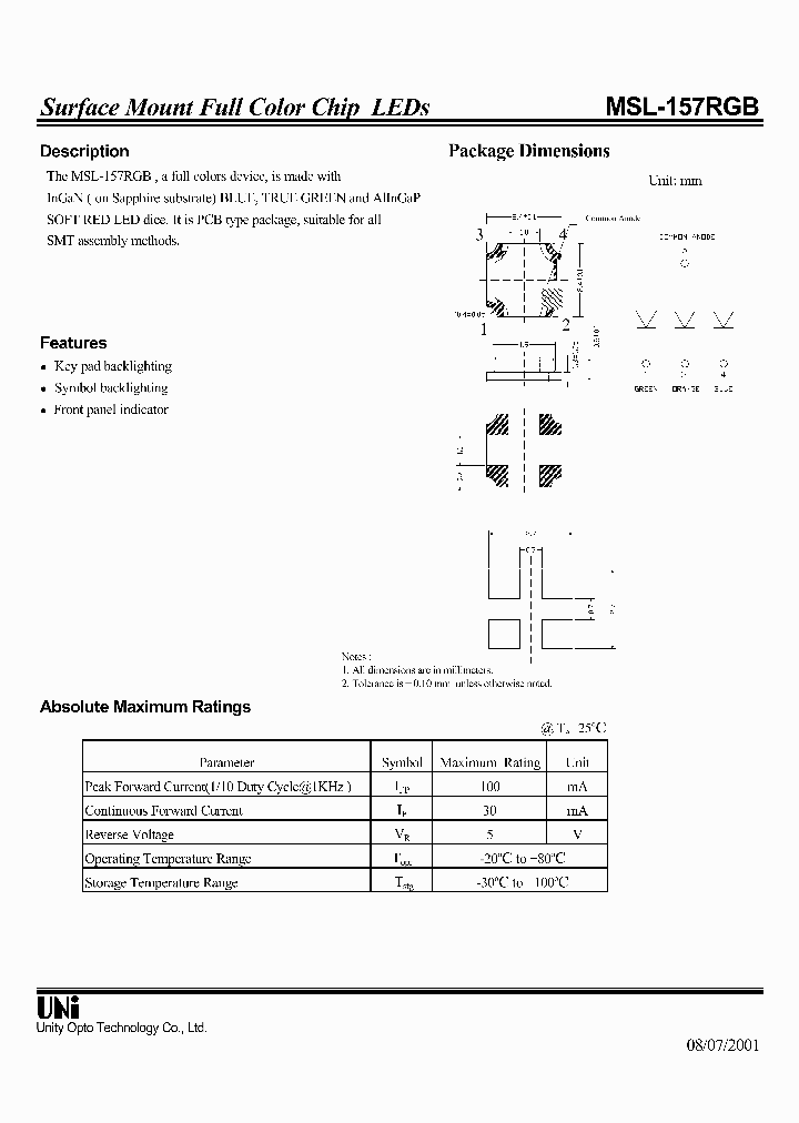 MSL-157RGB_1284478.PDF Datasheet
