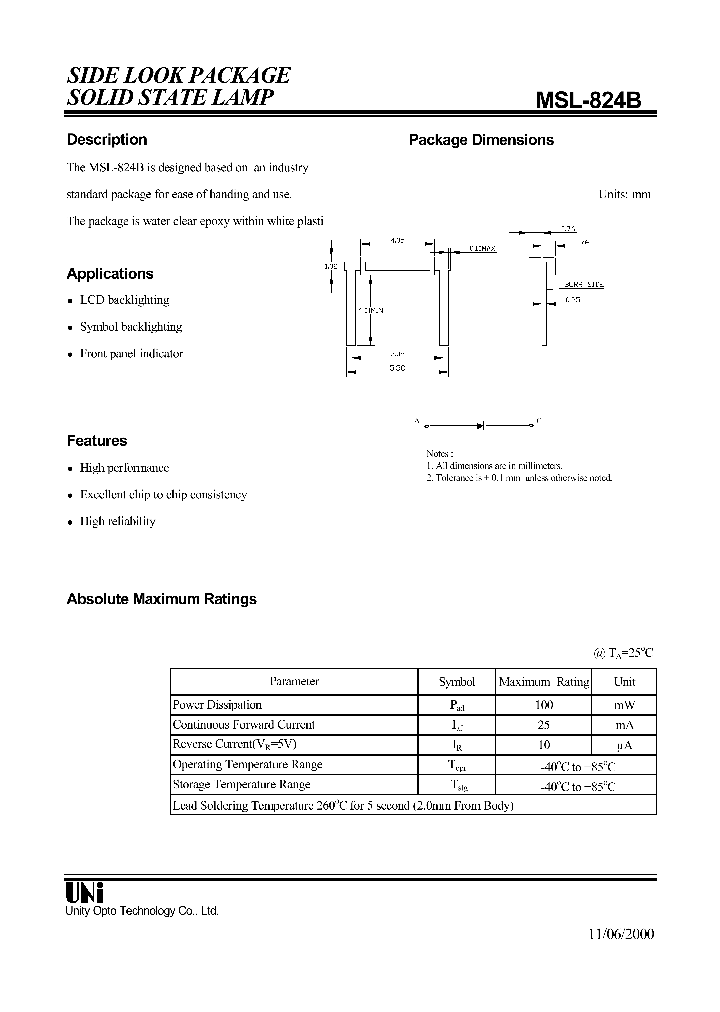 MSL-824B_1284495.PDF Datasheet