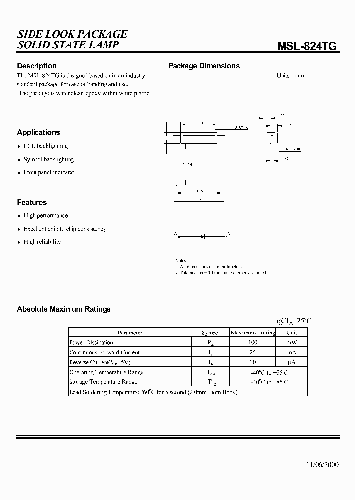 MSL-824TG_1284504.PDF Datasheet