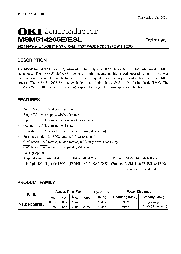 MSM514265ESL-XXTS-K_1284567.PDF Datasheet