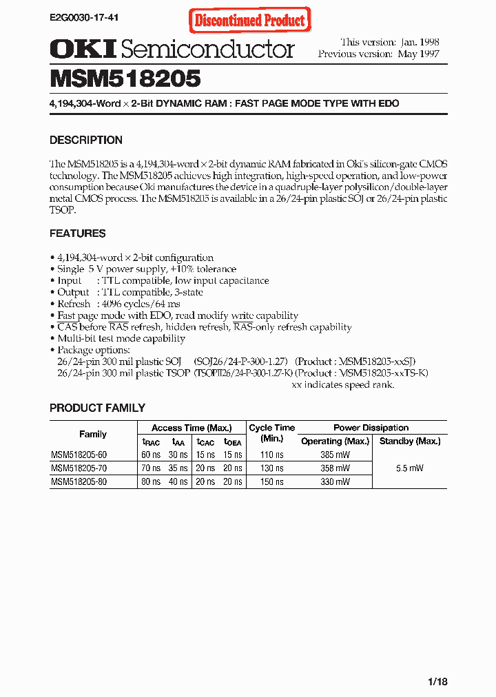 MSM518205-80TS-K_1284579.PDF Datasheet