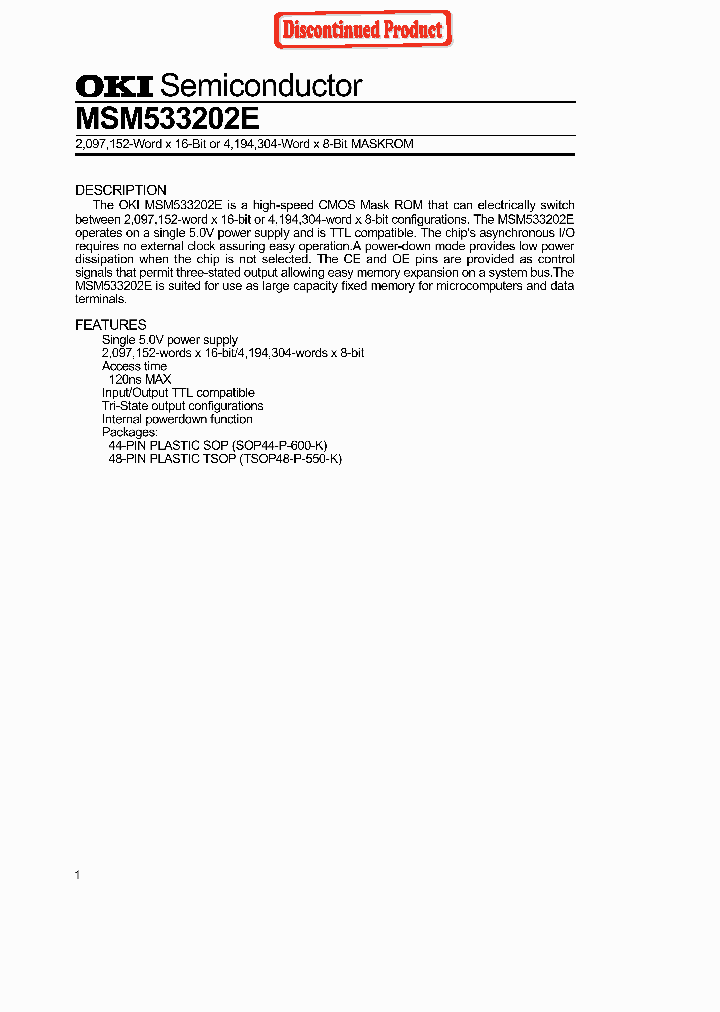 MSM533202E_1284630.PDF Datasheet